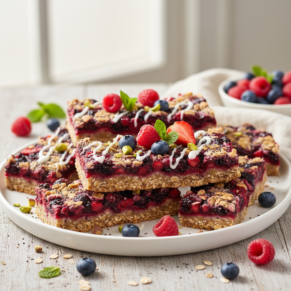 Berry Bliss Breakfast Bars recipe