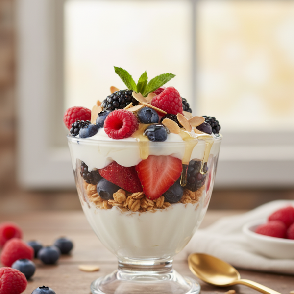Berry Bliss Breakfast Sundae recipe