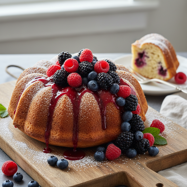 Berry Bliss Bundt Cake recipe