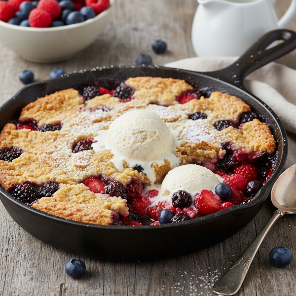 Berry Bliss Cobbler Delight recipe