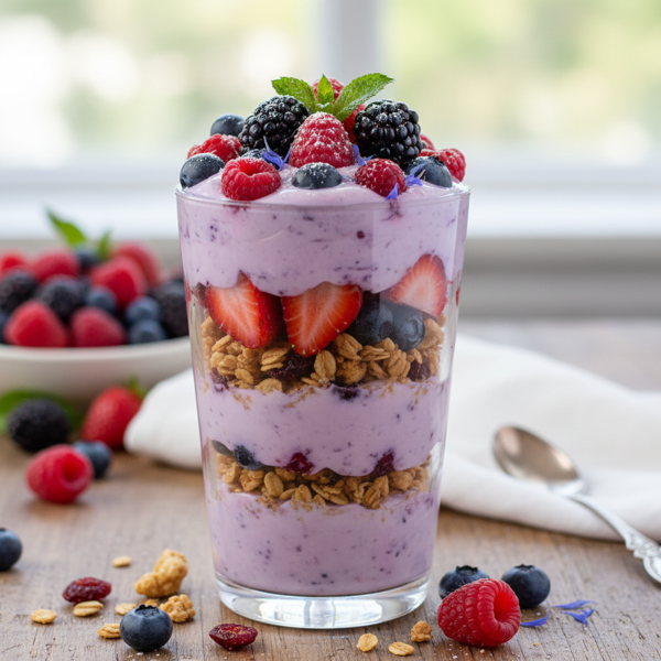 Berry Bliss Crunch Parfait recipe