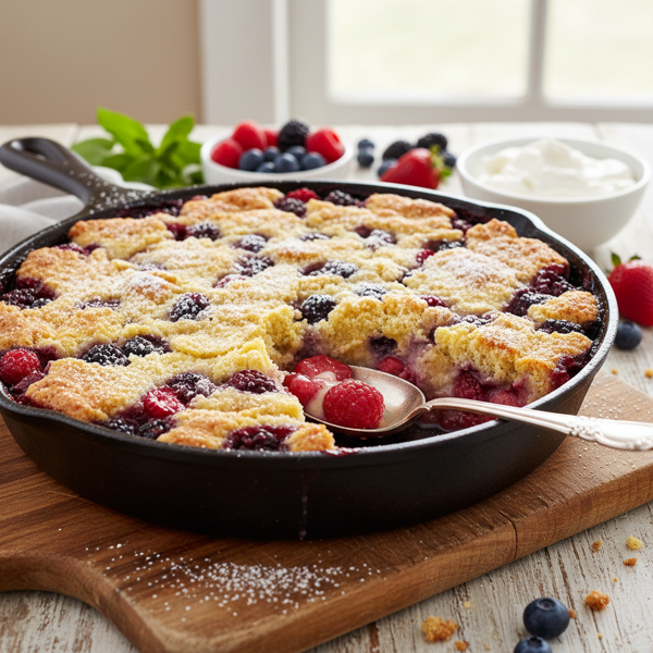 Berry Bliss Dump Cake recipe