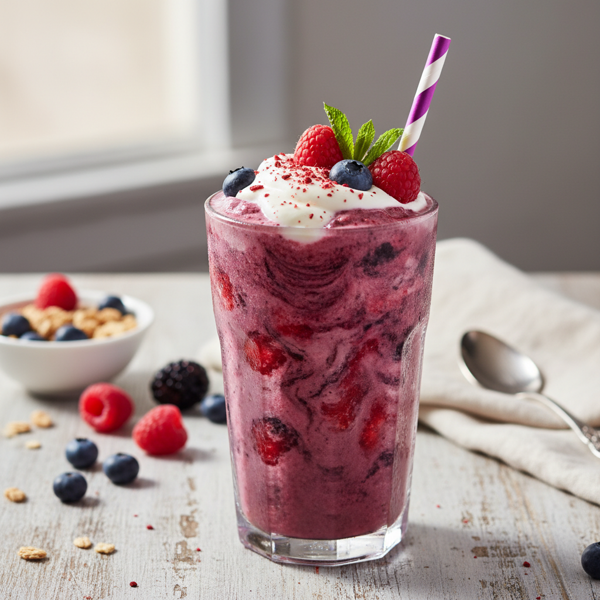 Berry Bliss Frappe Smoothie recipe