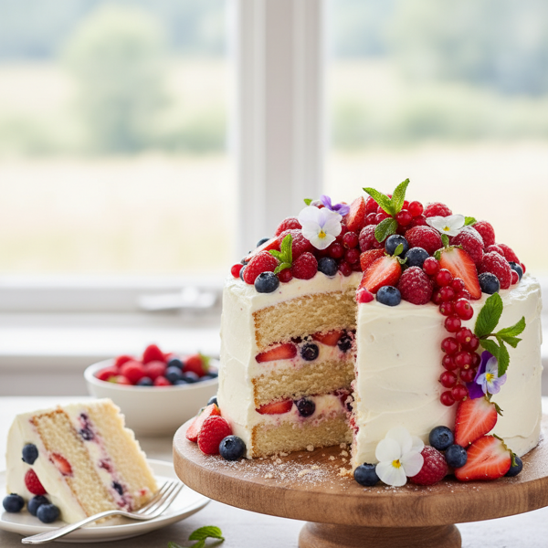 Berry Bliss Layer Cake recipe