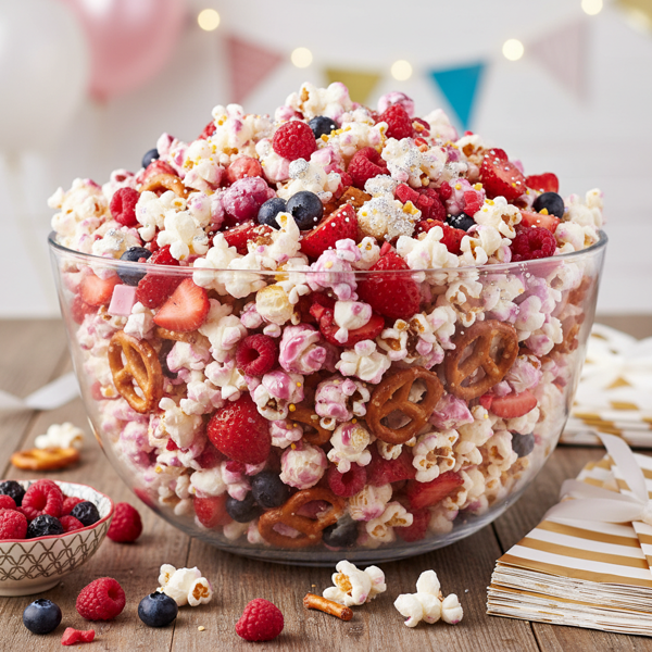 Berry Bliss Party Popcorn recipe