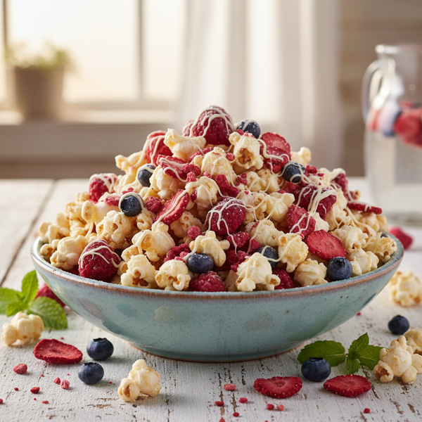 Berry Bliss Popcorn Crunch recipe
