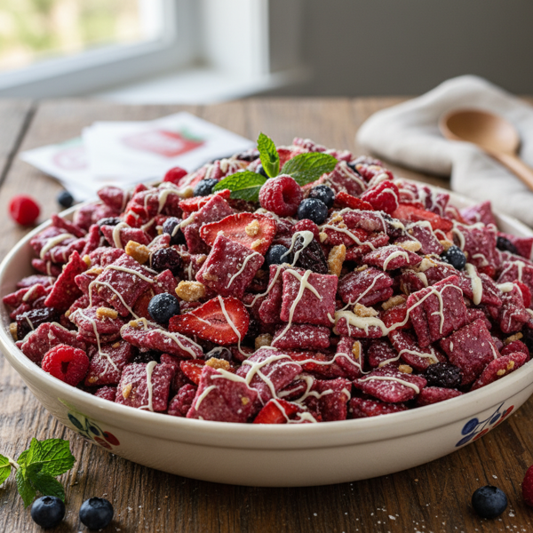 Berry Bliss Sweet Chex Mix recipe