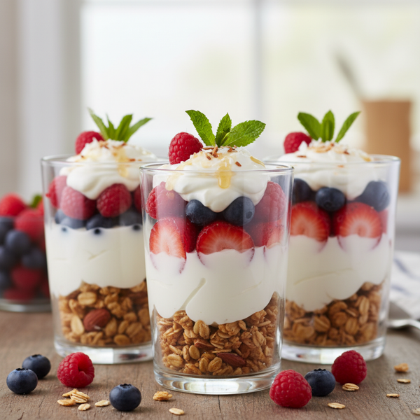Berry Bliss Yogurt Parfaits recipe