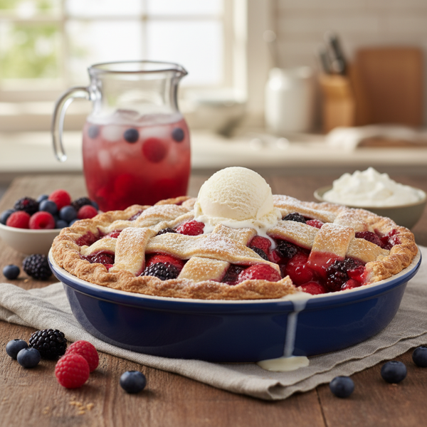 Berry Delight Strawberry Pie recipe