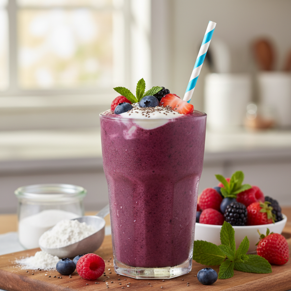 Berry Protein Power Smoothie recipe