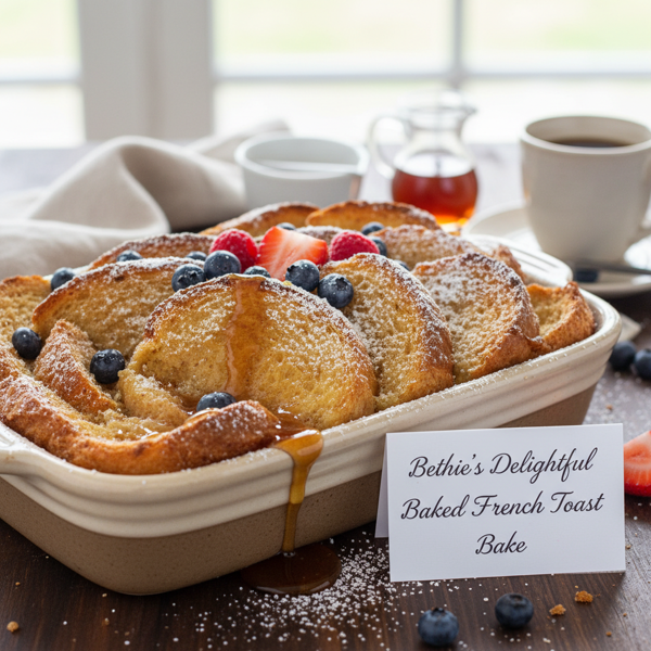 Bethie's Delightful Baked French Toast Bake recipe