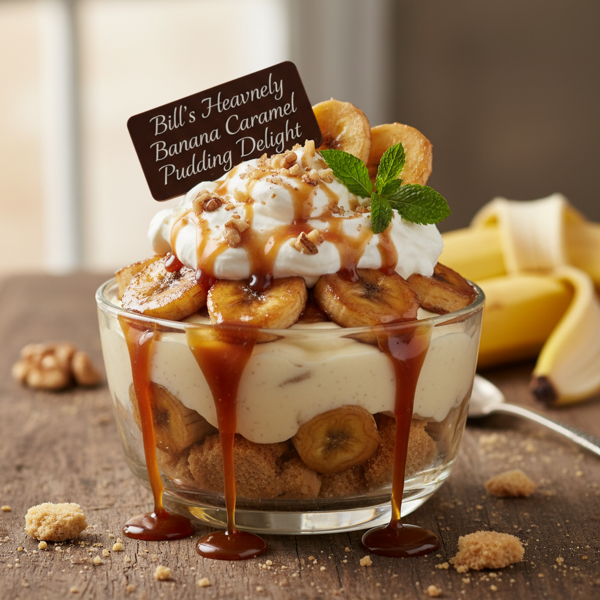 Bill's Heavenly Banana Caramel Pudding Delight recipe