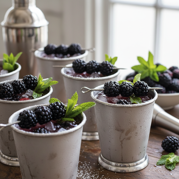 Blackberry Mint Delight Juleps recipe