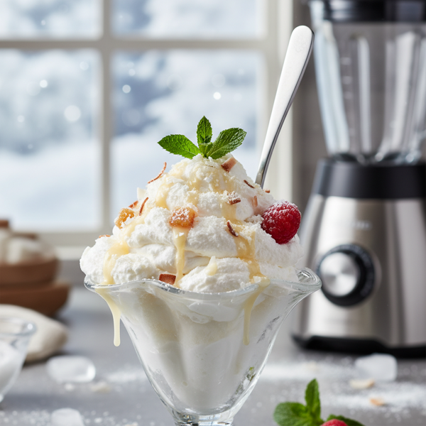 Blender Snow Cream Delight recipe