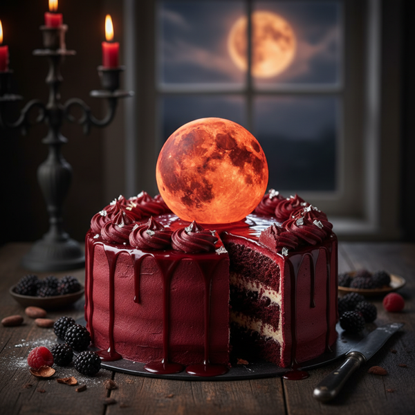 Blood Moon Velvet Cake recipe