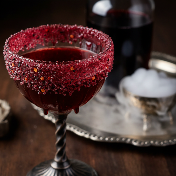 Bloody Elixir Glass Rims recipe