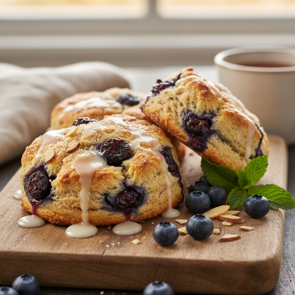 Blueberry Almond Dream Scones recipe