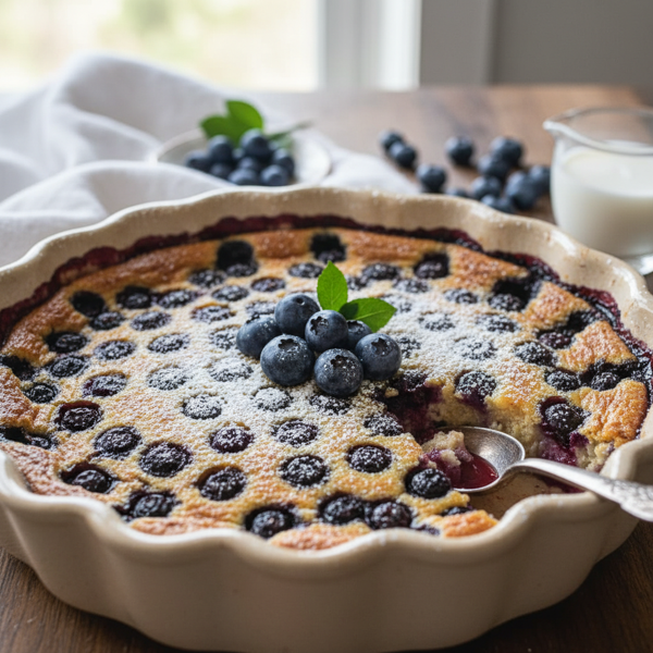 Blueberry Bliss Clafouti recipe