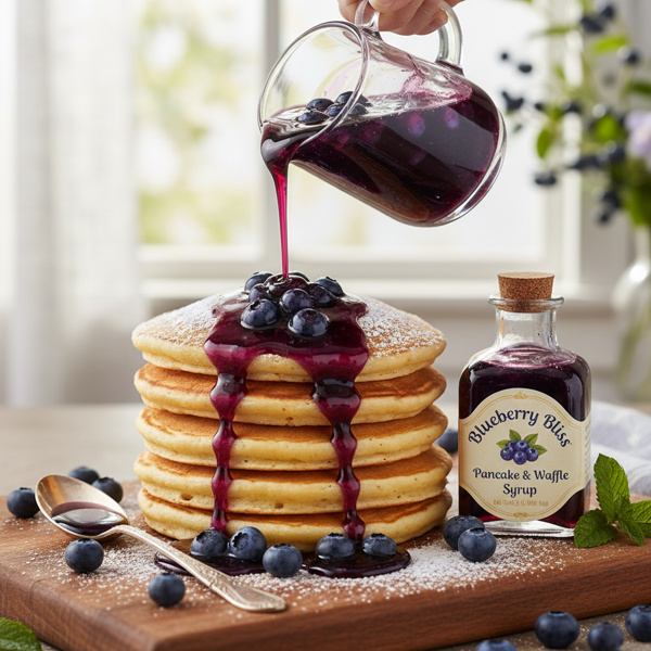 Blueberry Bliss Pancake & Waffle Syrup recipe