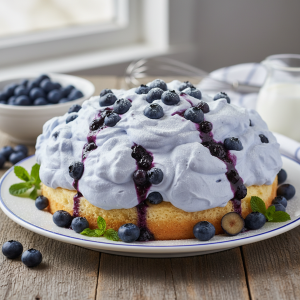 Blueberry Cloud Cake Delight recipe