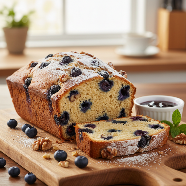 Blueberry Walnut Delight Loaf recipe