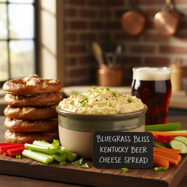 Bluegrass Bliss Kentucky Beer Cheese Spread recipe