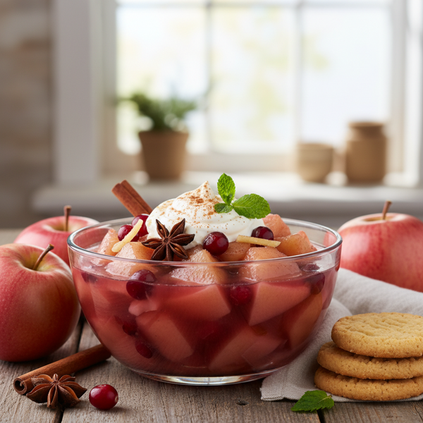 Blushing Apple Compote recipe