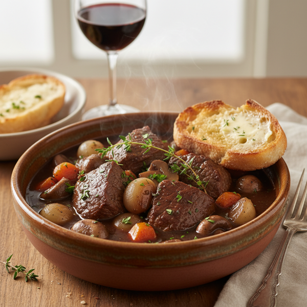 Boeuf Bourguignon: Traditional French Beef Stew recipe