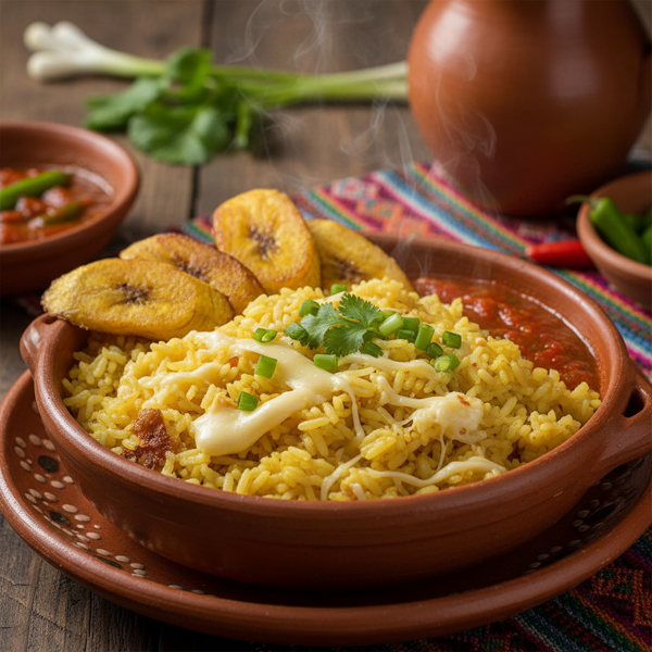 Bolivian Cheese Rice Delight recipe