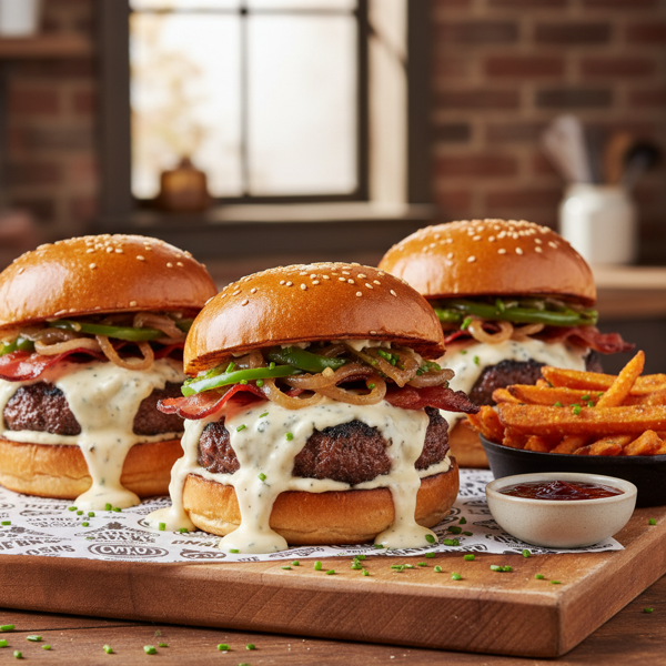 Boston Bliss Beef Burgers recipe