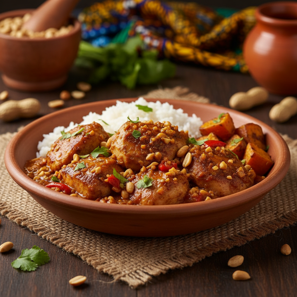 Botswana Chicken Groundnut Delight recipe