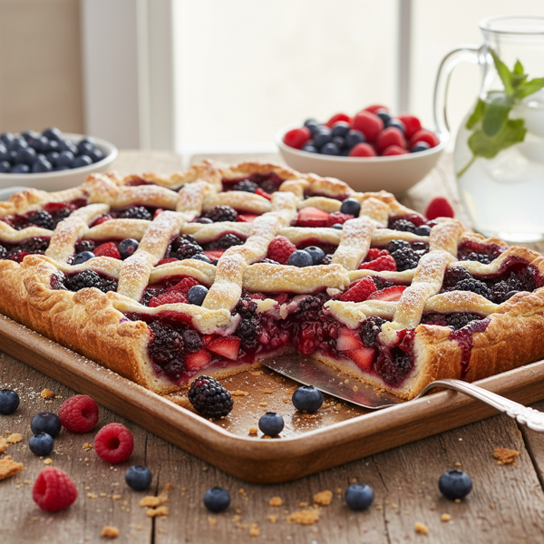 Bountiful Berry Slab Pie recipe