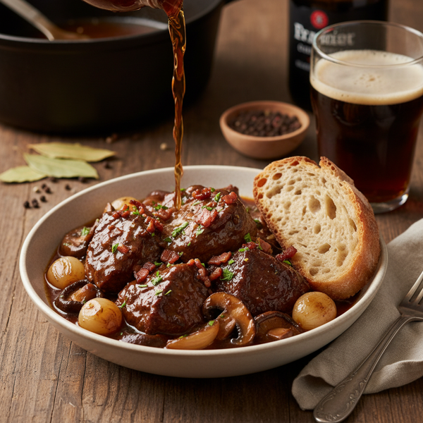 Braised Beef Carbonnade with Dark Ale recipe