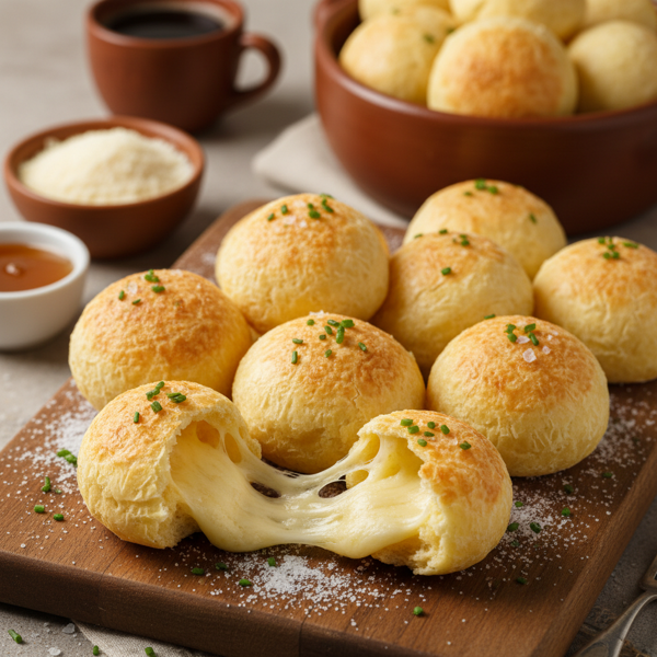 Brazilian Cheesy Tapioca Breads recipe