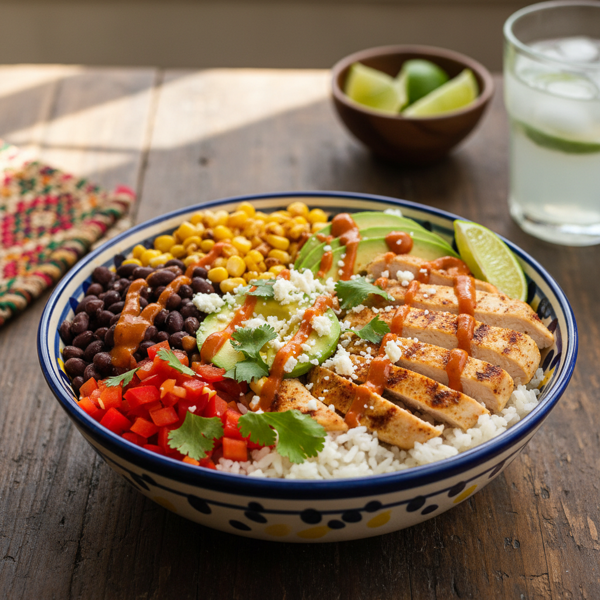 Brazilian Chicken Fiesta Bowl recipe