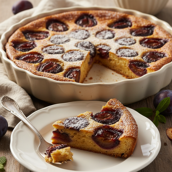Brittany's Classic Flan aux Prunes recipe