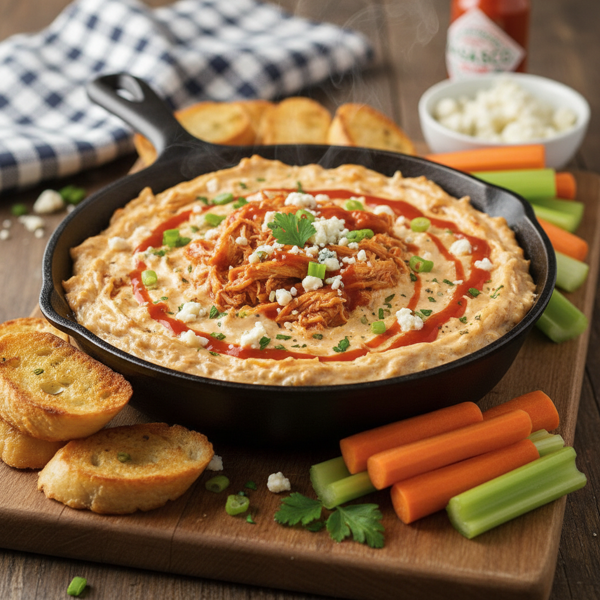 Buffalo Chicken Blues Dip recipe
