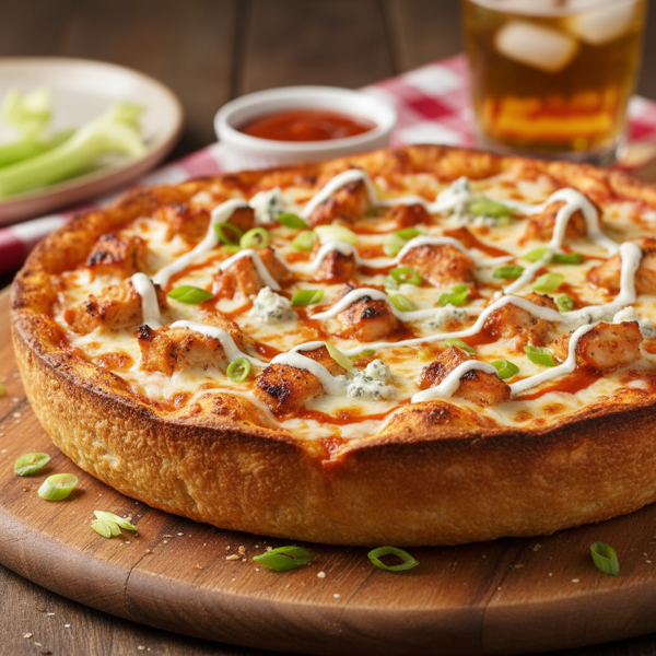Buffalo Chicken Delight Pizza recipe