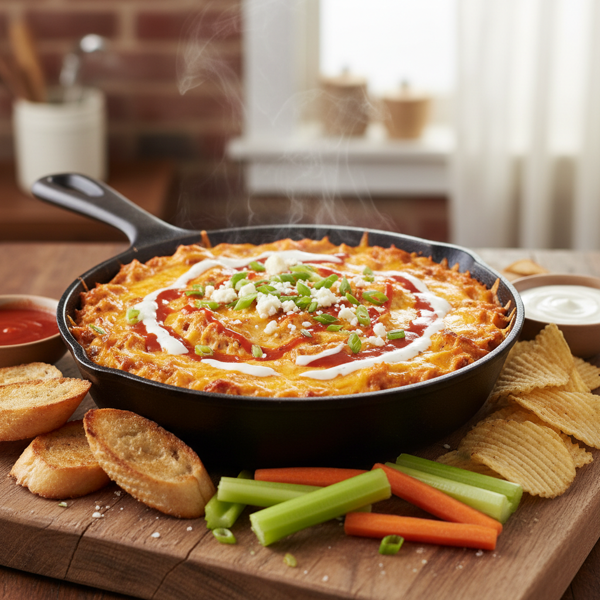 Buffalo Chicken Dip Extravaganza recipe