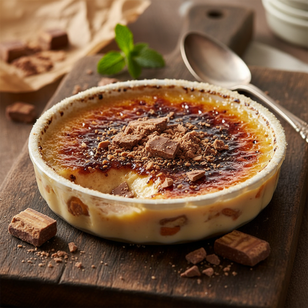 Butterfinger Delight Crème Brûlée recipe
