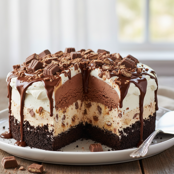 Butterfinger Delight Ice Cream Cake recipe