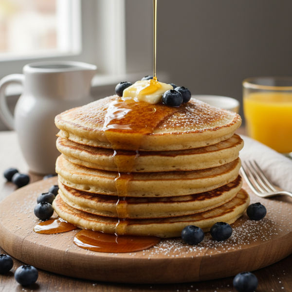 Buttermilk Yeast Pancakes recipe