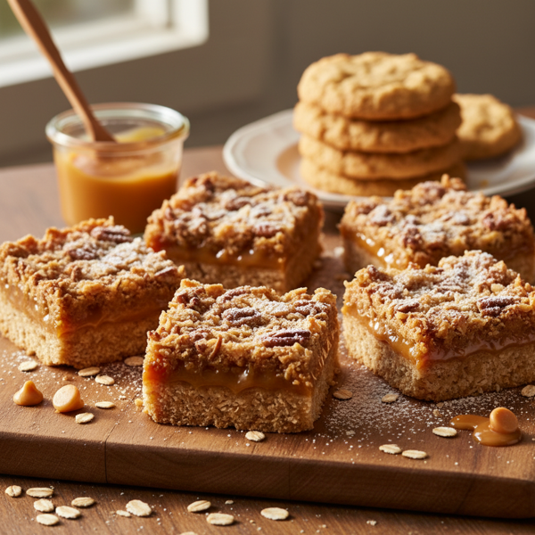 Butterscotch Oatmeal Dream Bars recipe