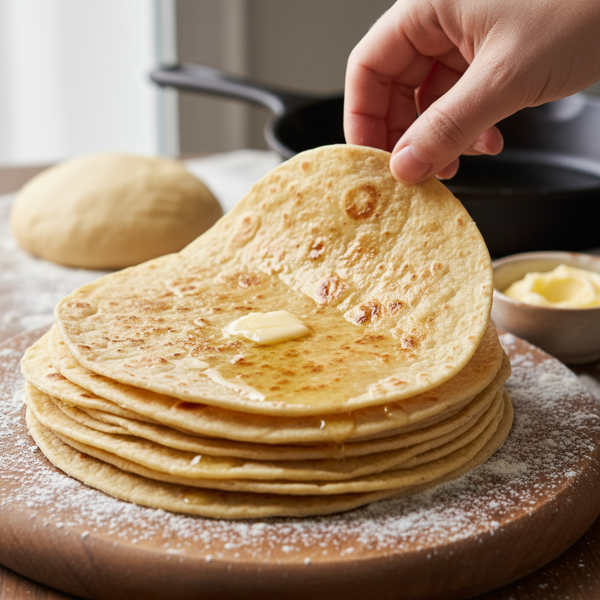 Buttery Flour Tortillas recipe