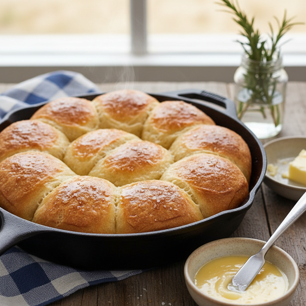 Buttery Old Dominion Parker House Rolls recipe