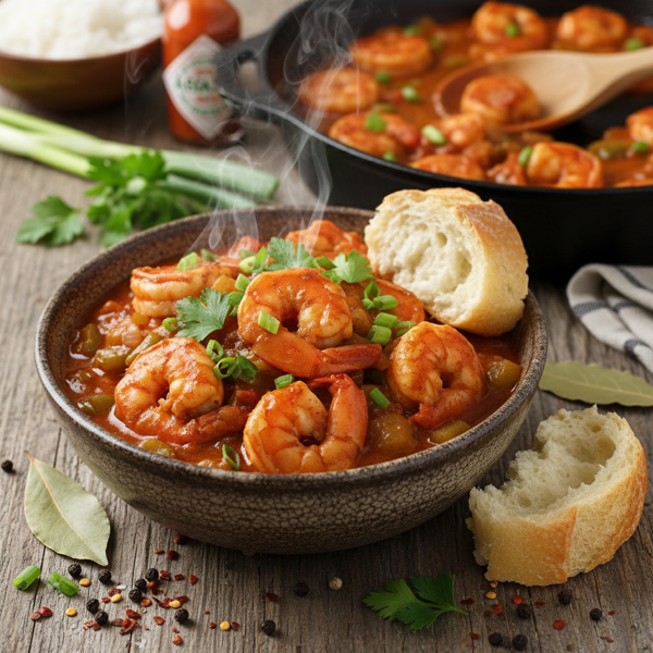 Cajun-Style Spicy Shrimp Creole Delight recipe