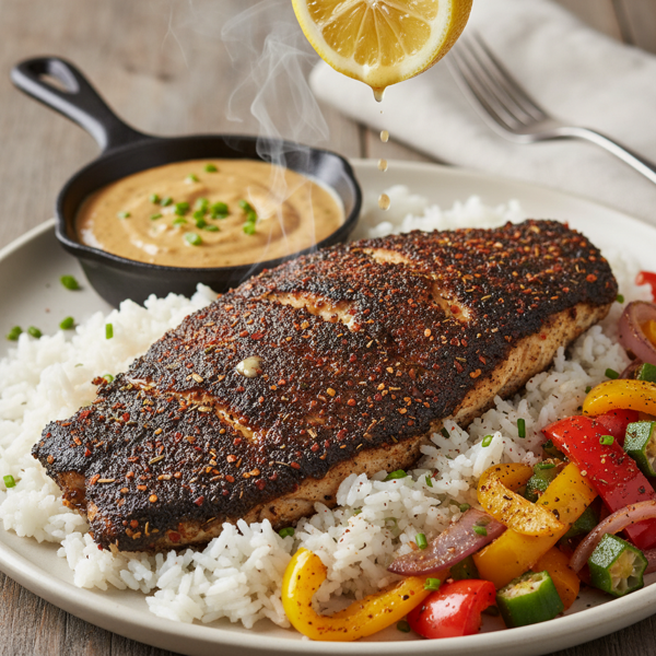 Cajun Blackened Catfish Delight recipe