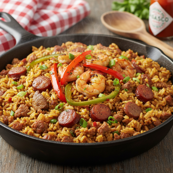 Cajun Country Dirty Rice Delight recipe