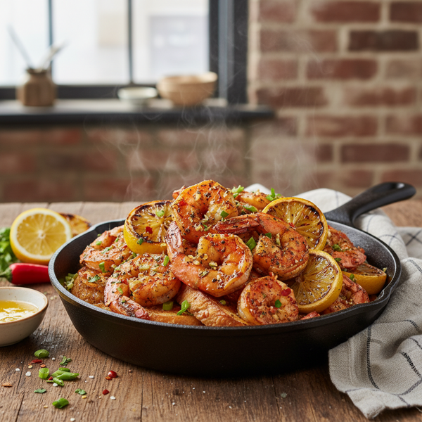 Cajun Garlic Butter Shrimp Delight recipe