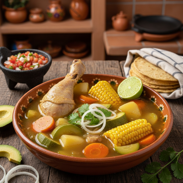 Caldo De Pollo: Authentic Mexican Chicken Soup recipe